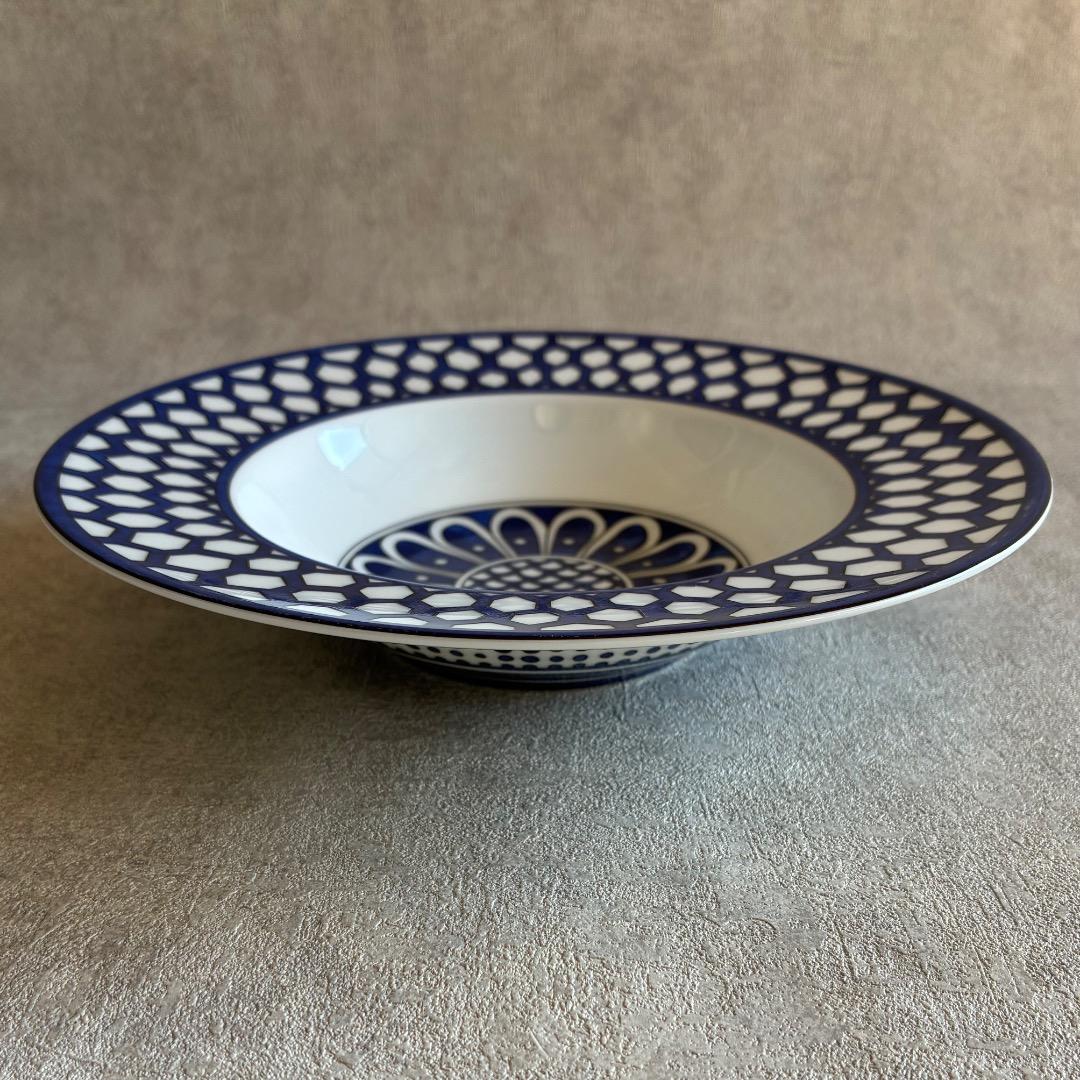 Hermès Bleus D'Ailleurs ブルーダイユール スープ皿