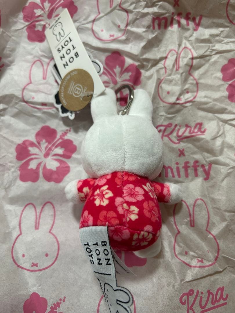 Kira×Miffy キラミッフィー ハワイ限定 ボントントイズ キーホルダー