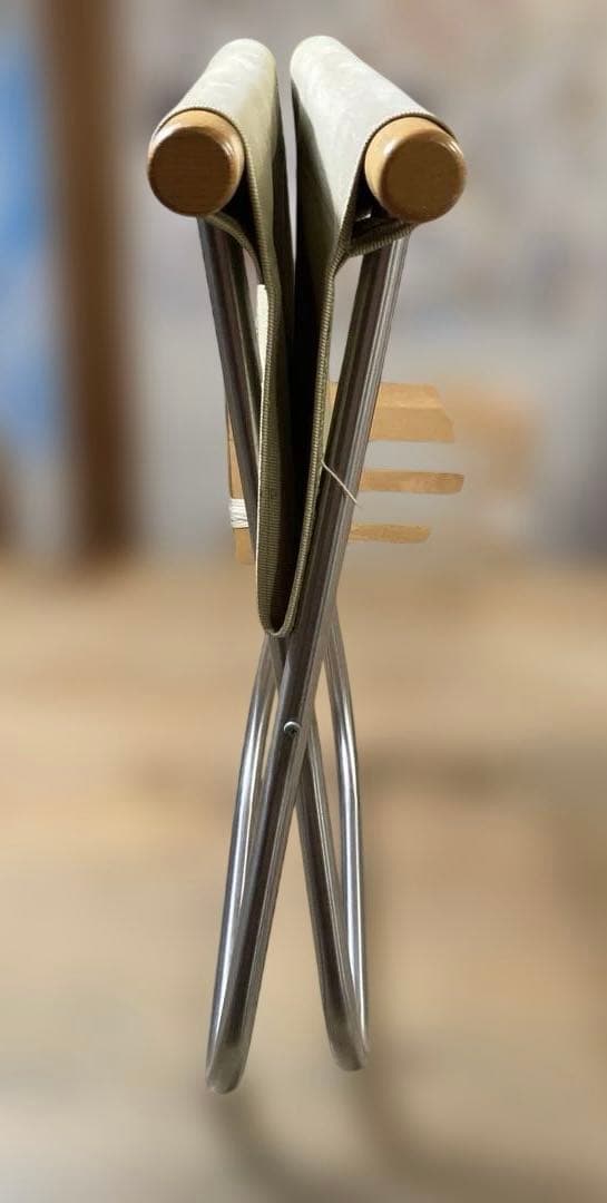 ニイチェア　オットマン　セージグリーン　折りたたみ式