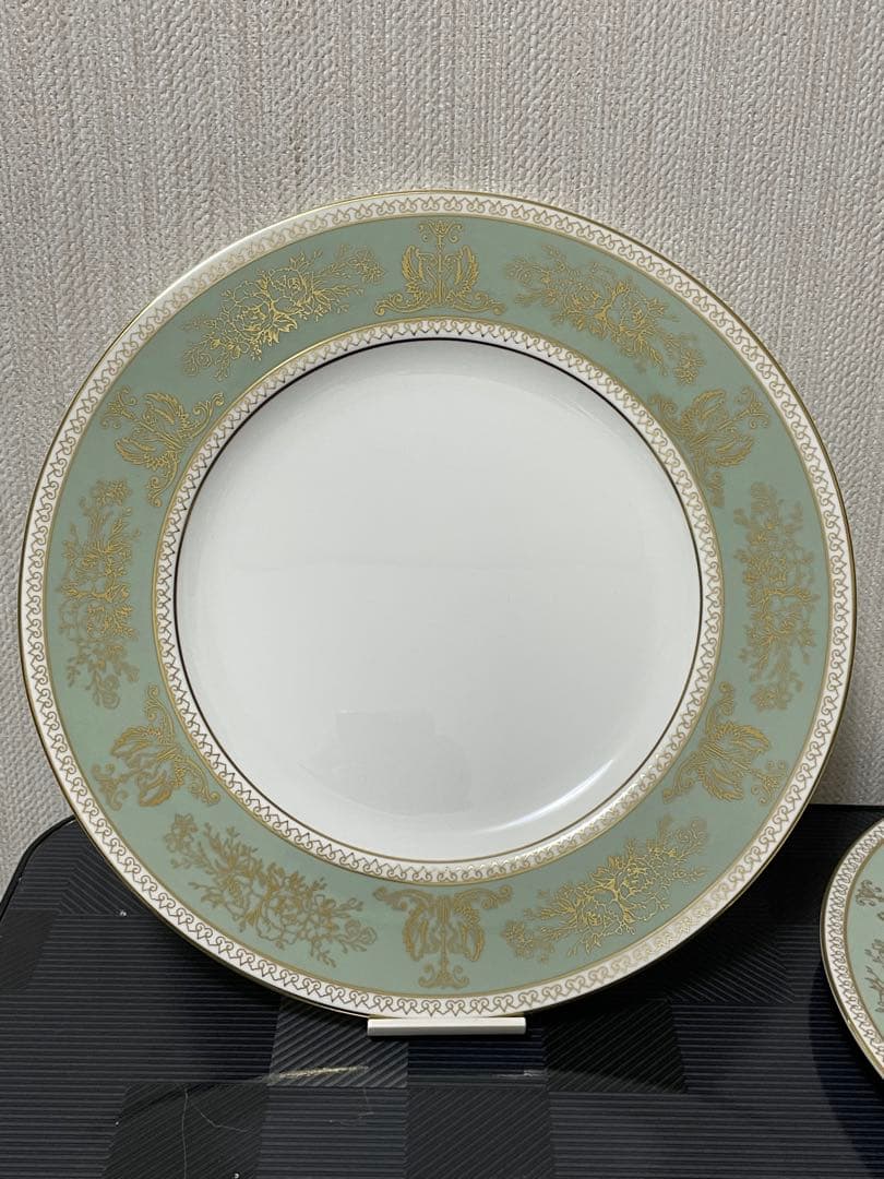 ウェッジウッド　コロンビアセージグリーン　ディナープレート27.5cm
