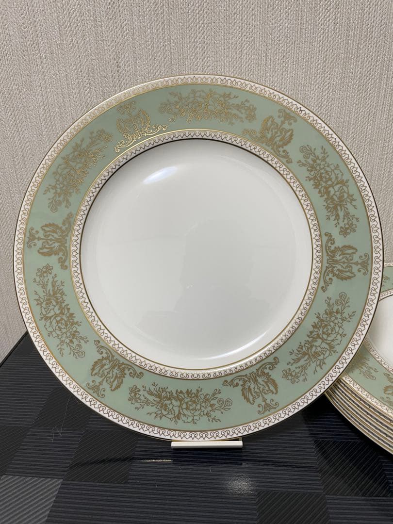 ウェッジウッド　コロンビアセージグリーン　ディナープレート27.5cm