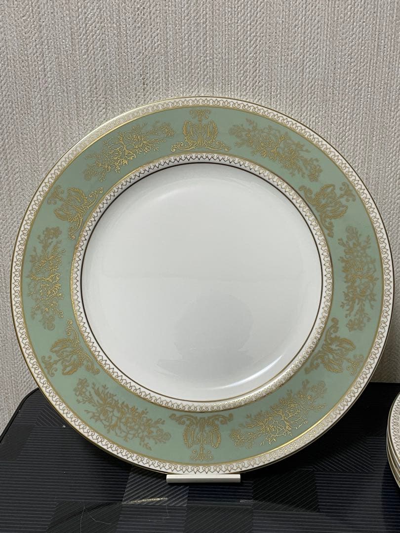 ウェッジウッド　コロンビアセージグリーン　ディナープレート27.5cm
