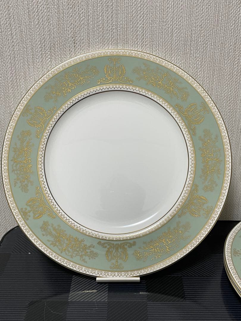ウェッジウッド　コロンビアセージグリーン　ディナープレート27.5cm
