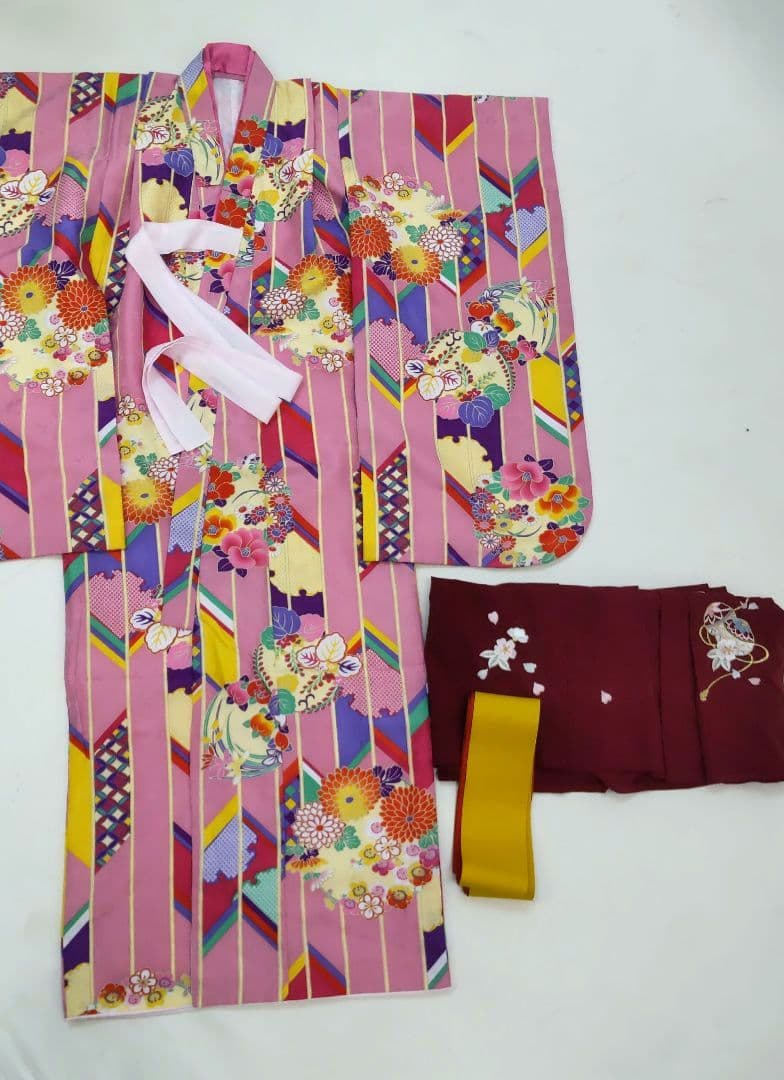 7歳女児着物○袴○袴セット○卒園○七五三○七五三着物○着物セット