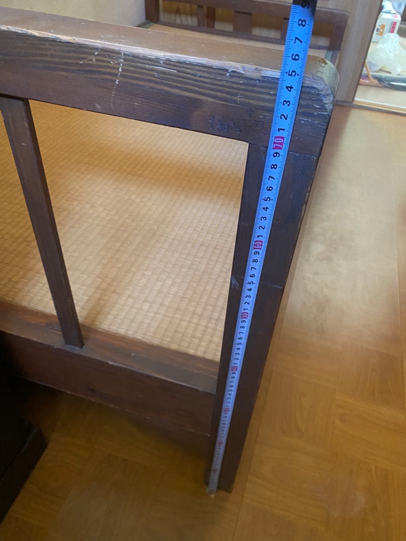 木製 すのこベッド 約193cm x 75cm×97cm
