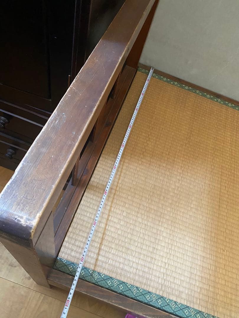 木製 すのこベッド 約193cm x 75cm×97cm