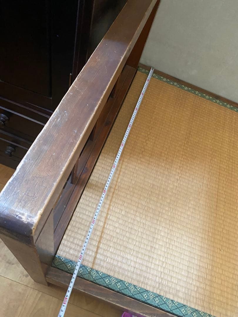 木製 すのこベッド 約193cm x 75cm×97cm