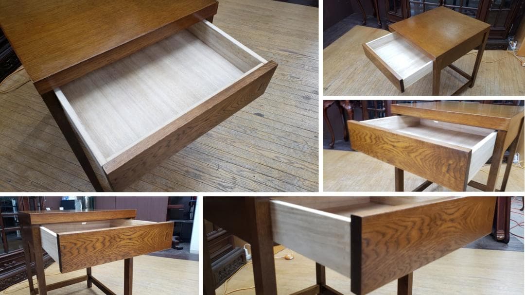 K9　リメイク品　葉山家具 引き出し付き机＆椅子