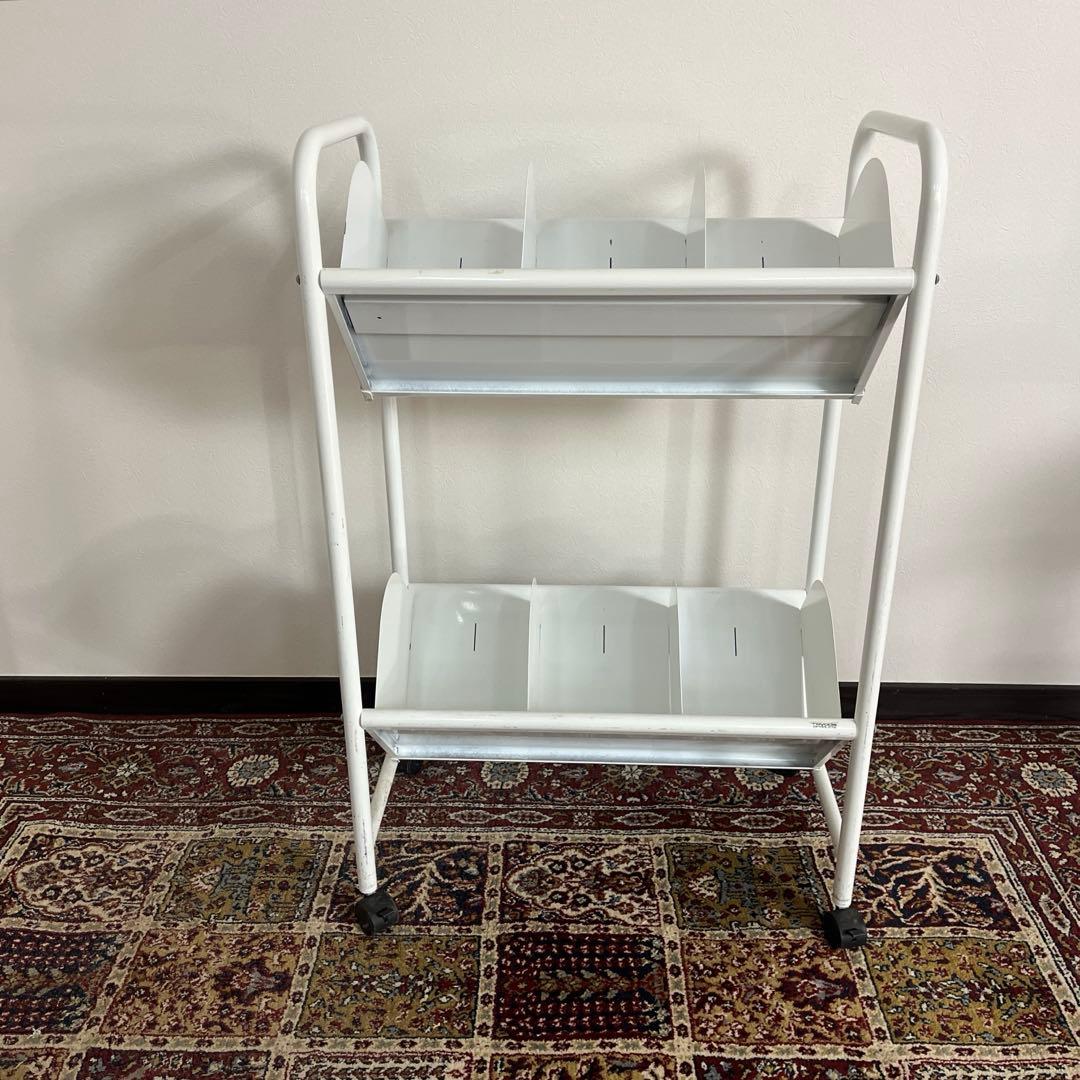 トヨダプロダクツ◼︎ファイルワゴン レコードラック レコード棚 キャスター付き