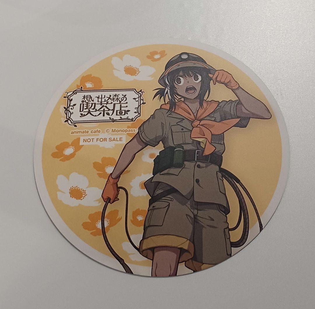 モノパス アニメイトカフェ 想い出メ森の喫茶店 特典 コースター 等身