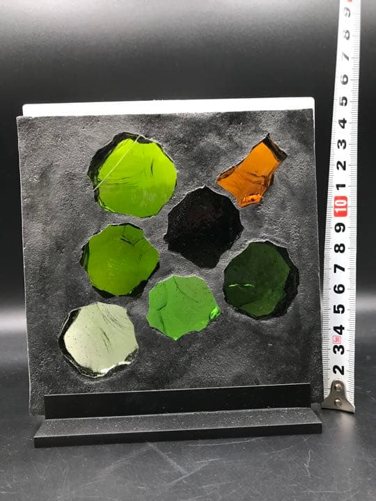 値下！【レア】三浦啓子 ロクレール 葡萄　インテリア　飾り　硝子　ステンドグラス