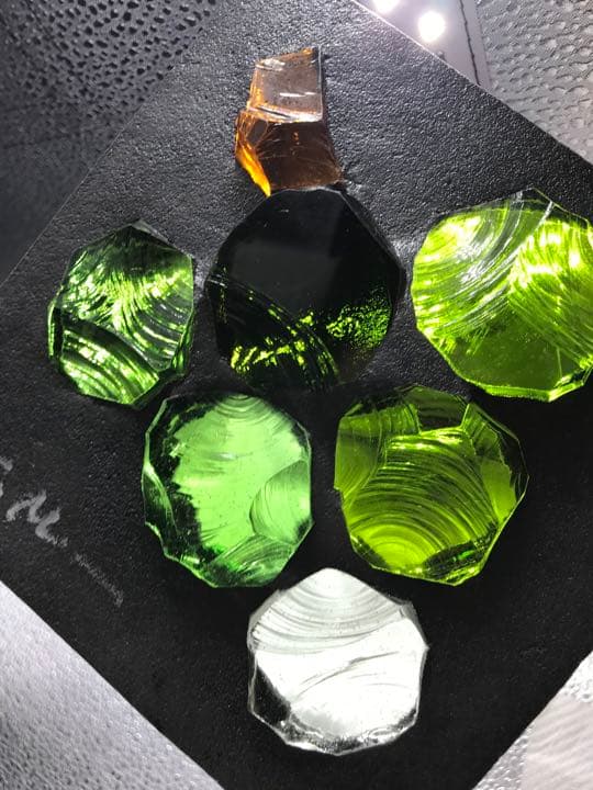 値下！【レア】三浦啓子 ロクレール 葡萄　インテリア　飾り　硝子　ステンドグラス