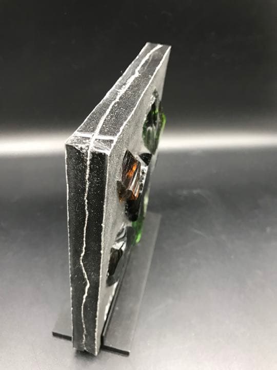 値下！【レア】三浦啓子 ロクレール 葡萄　インテリア　飾り　硝子　ステンドグラス