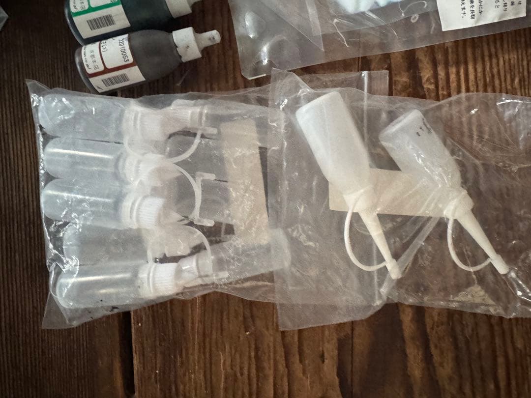 京都老舗マーブル染めインクセット　シルクスカーフ付き