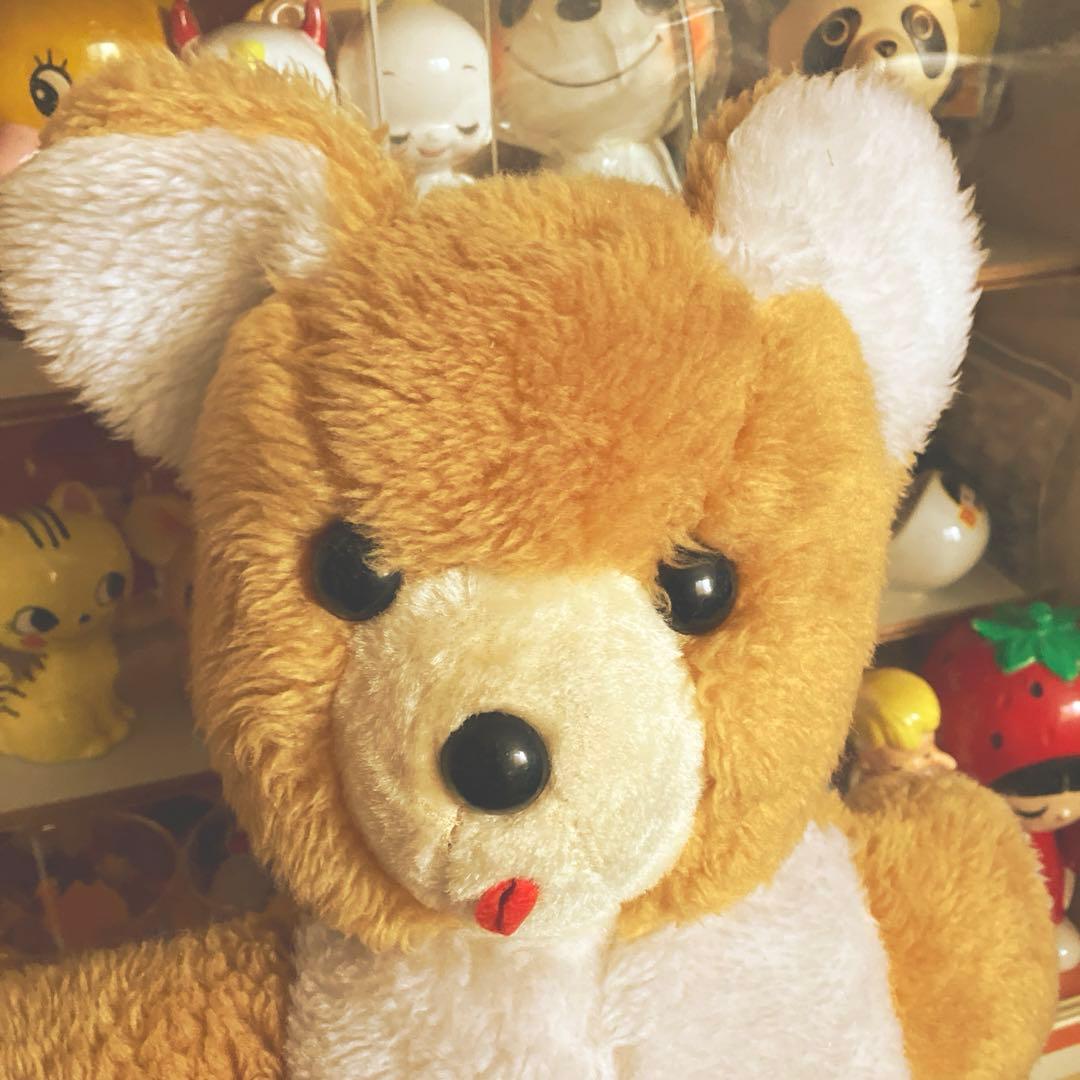 昭和レトロ ベロ出しクマ ぬいぐるみ オリエンタルトーイ 当時物 熊