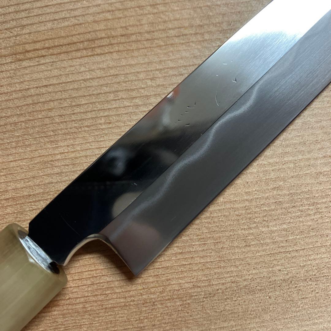 武信？ 本焼 フグ引き包丁 白鋼 天然砥石で本刃付け済み❗️ - メルカリ