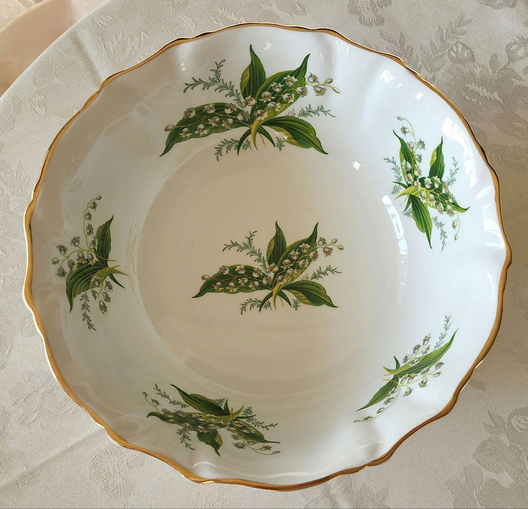 超希少 ハマースレイ すずらん 特大ボウル 盛り皿 ビンテージ アンティーク