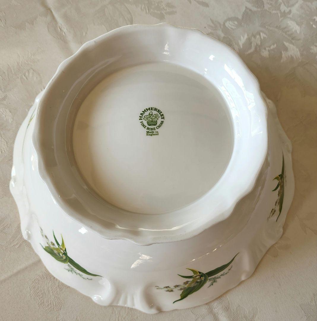 超希少 ハマースレイ すずらん 特大ボウル 盛り皿 ビンテージ アンティーク