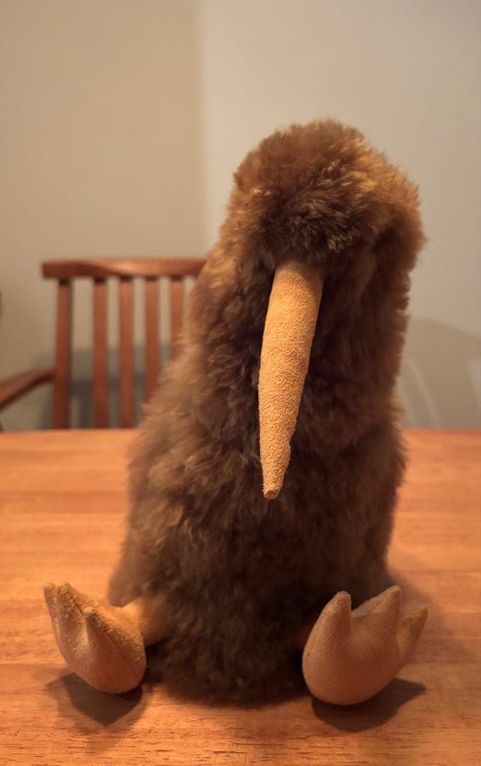 ベビーアルパカ毛ぬいぐるみ おおきなキウイ
