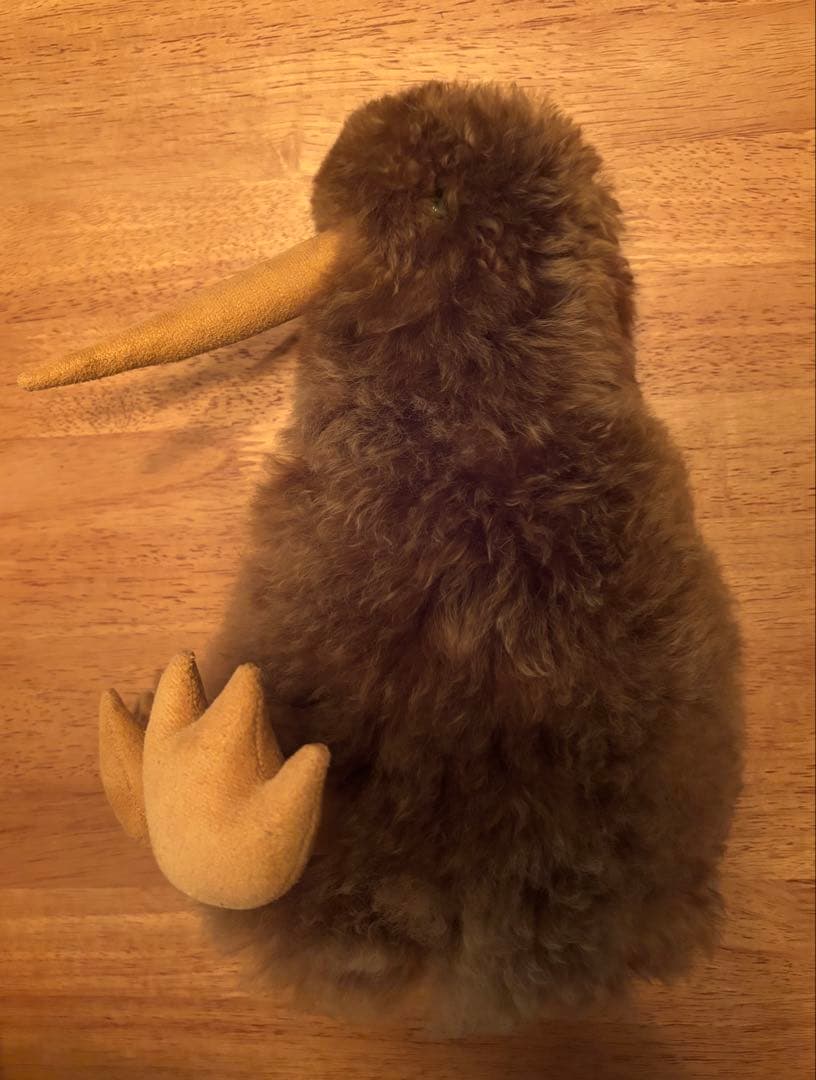 ベビーアルパカ毛ぬいぐるみ おおきなキウイ
