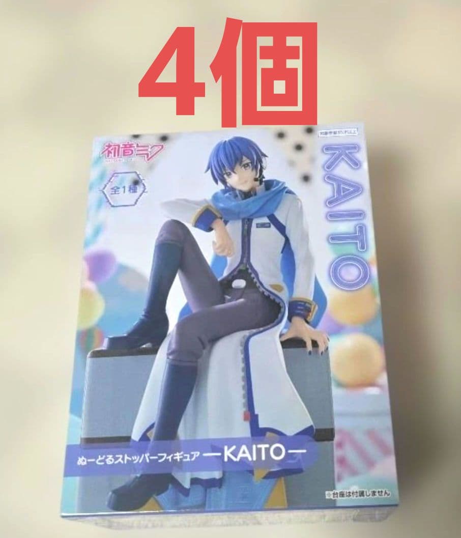ぬーどるストッパーフィギュア　KAITO　カイト フィギュア　4個