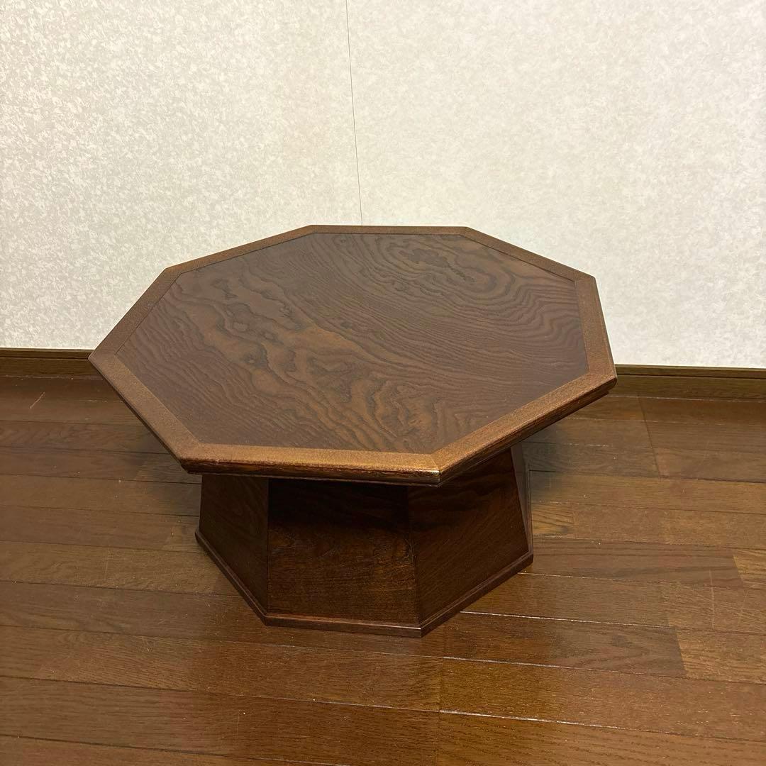 【美品】八角形 ローテーブル 八角テーブル 和モダン
