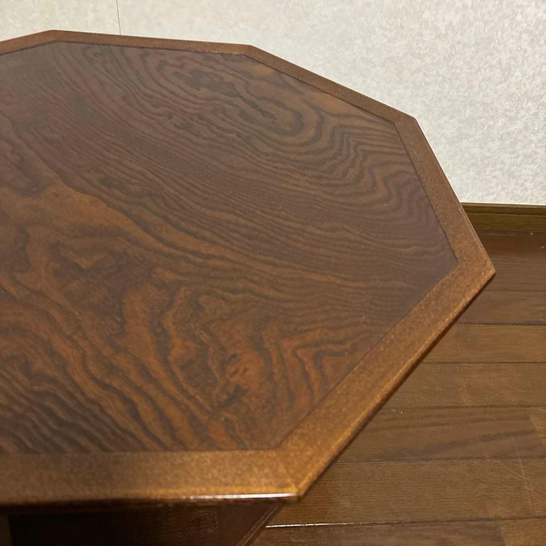 【美品】八角形 ローテーブル 八角テーブル 和モダン