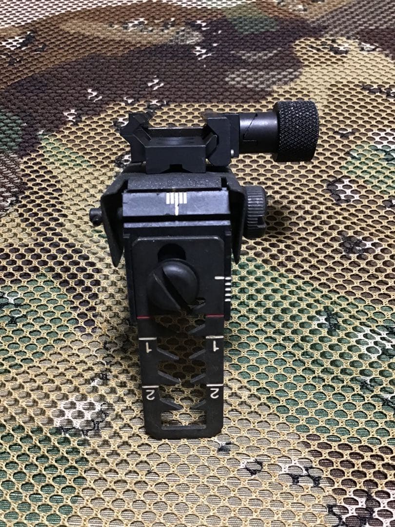 米軍放出品実物　M203 グレネードフリップアップリーフサイト中古品1