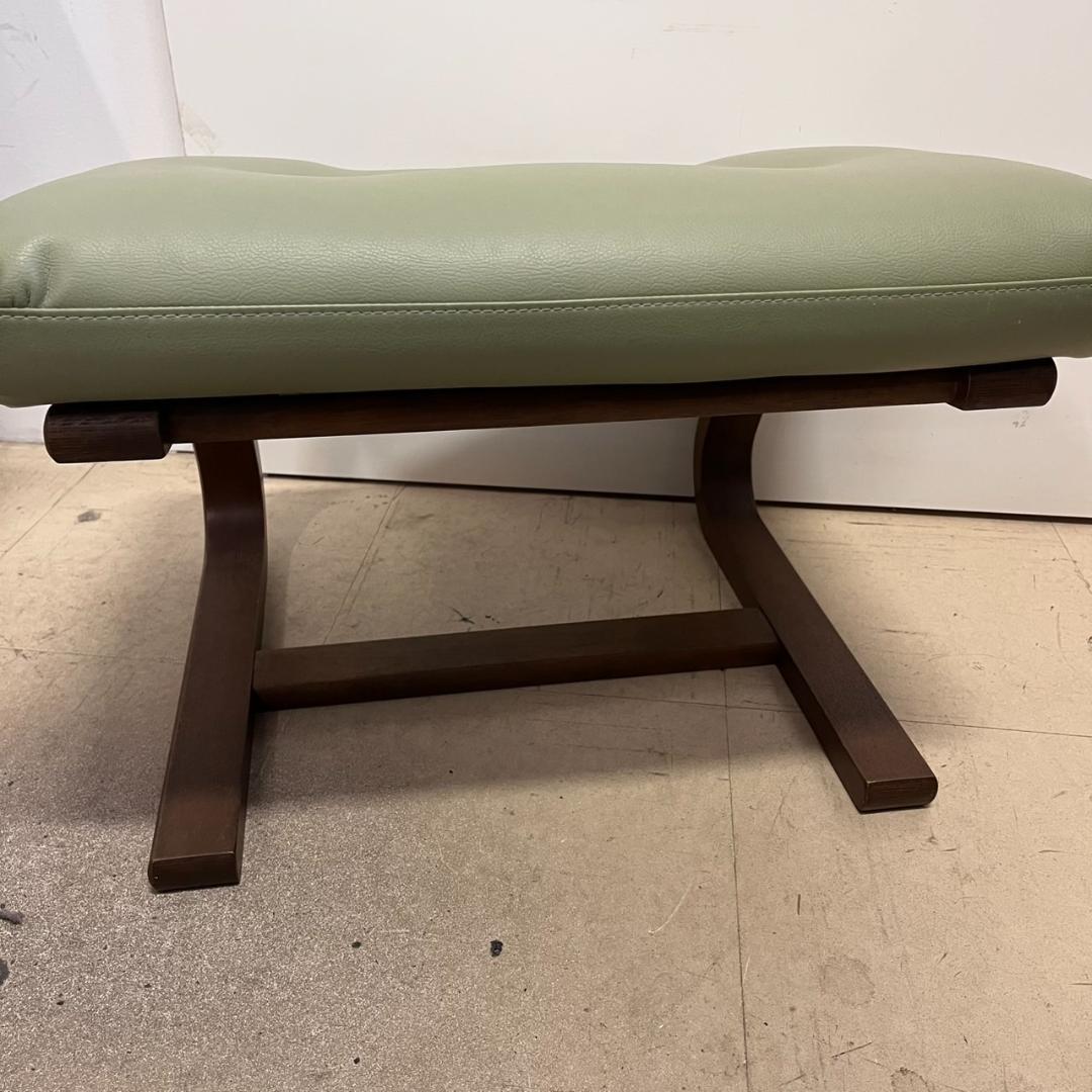 K◇富士ファニチア Agio ワイドスツール オットマン 足置き 椅子