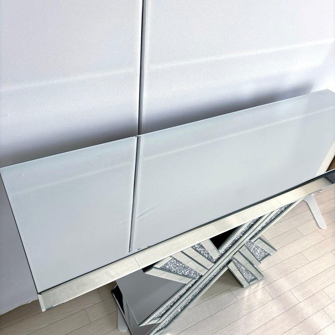 北欧風 コンソールテーブル ミラー家具