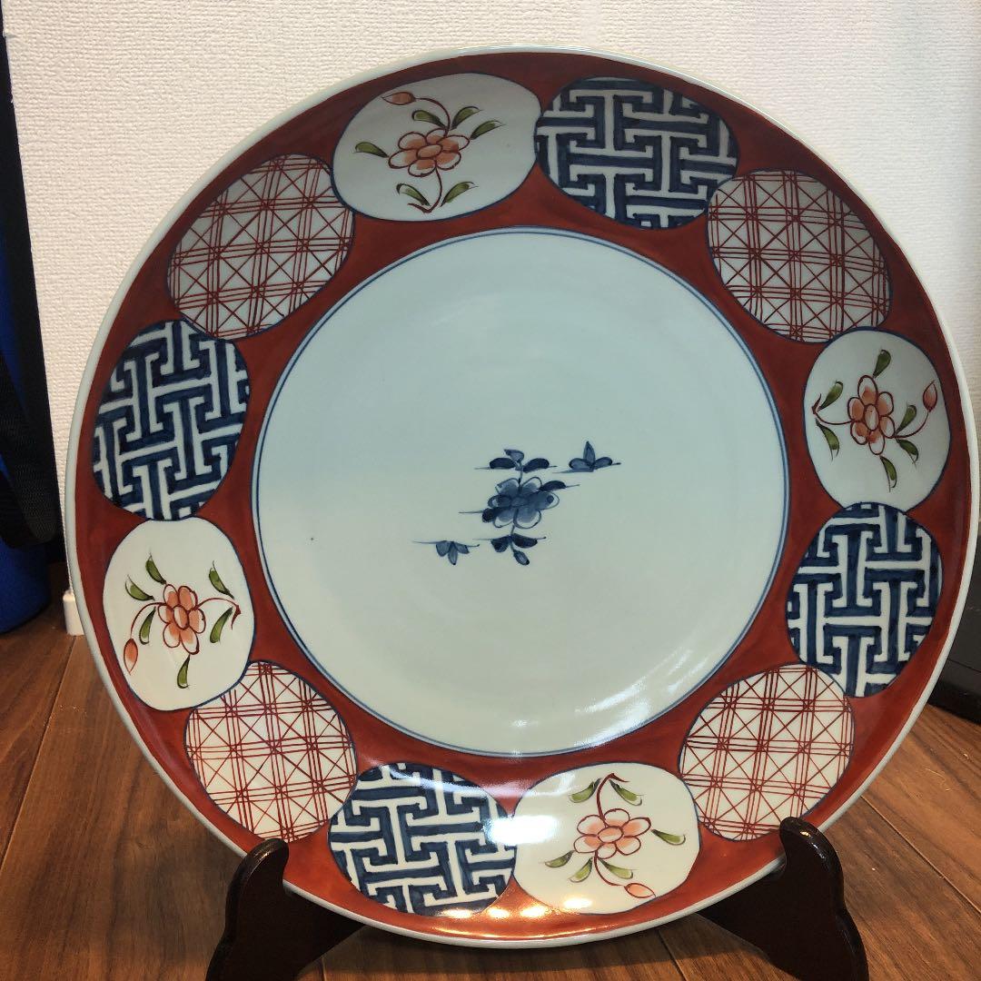 有田焼　陶祥窯　特大大皿！！　飾皿　晴れの日　希少　お正月　大皿