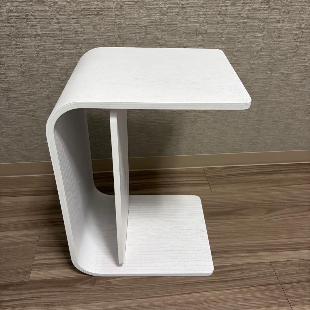 サイドテーブル おしゃれ コの字 2WAY 北欧 韓国 ホワイト