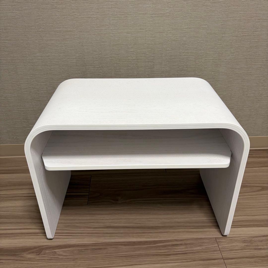サイドテーブル おしゃれ コの字 2WAY 北欧 韓国 ホワイト