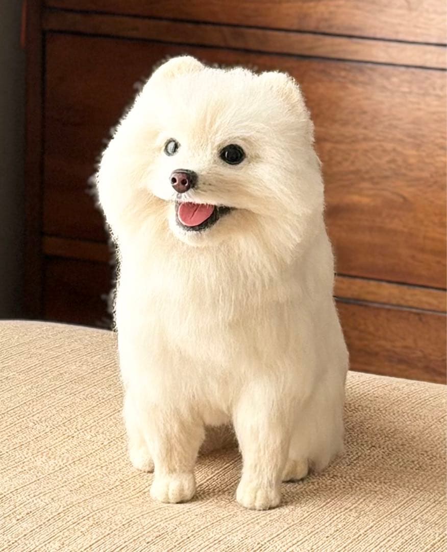 羊毛フェルト　ポメラニアン