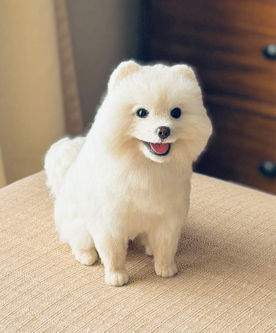 羊毛フェルト　ポメラニアン