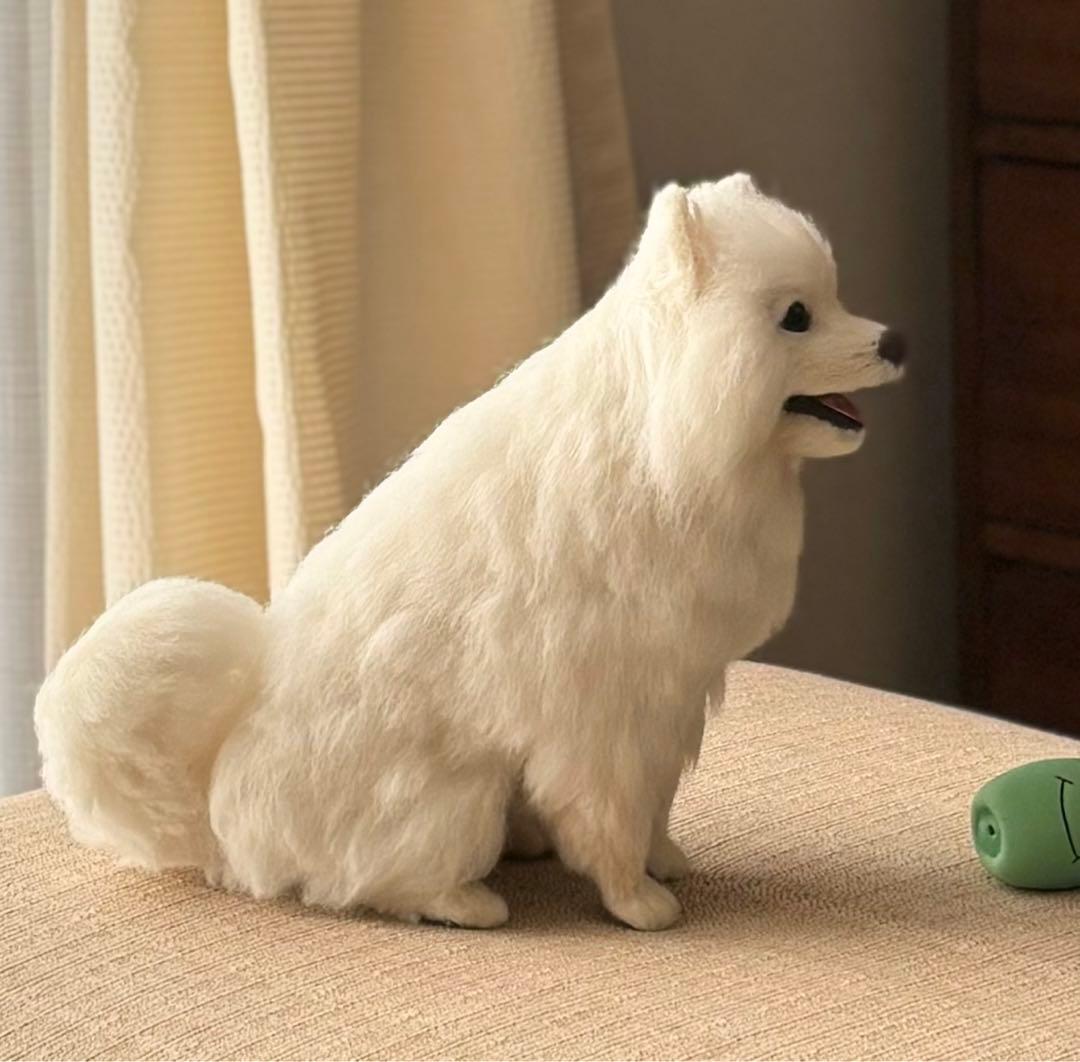 羊毛フェルト　ポメラニアン