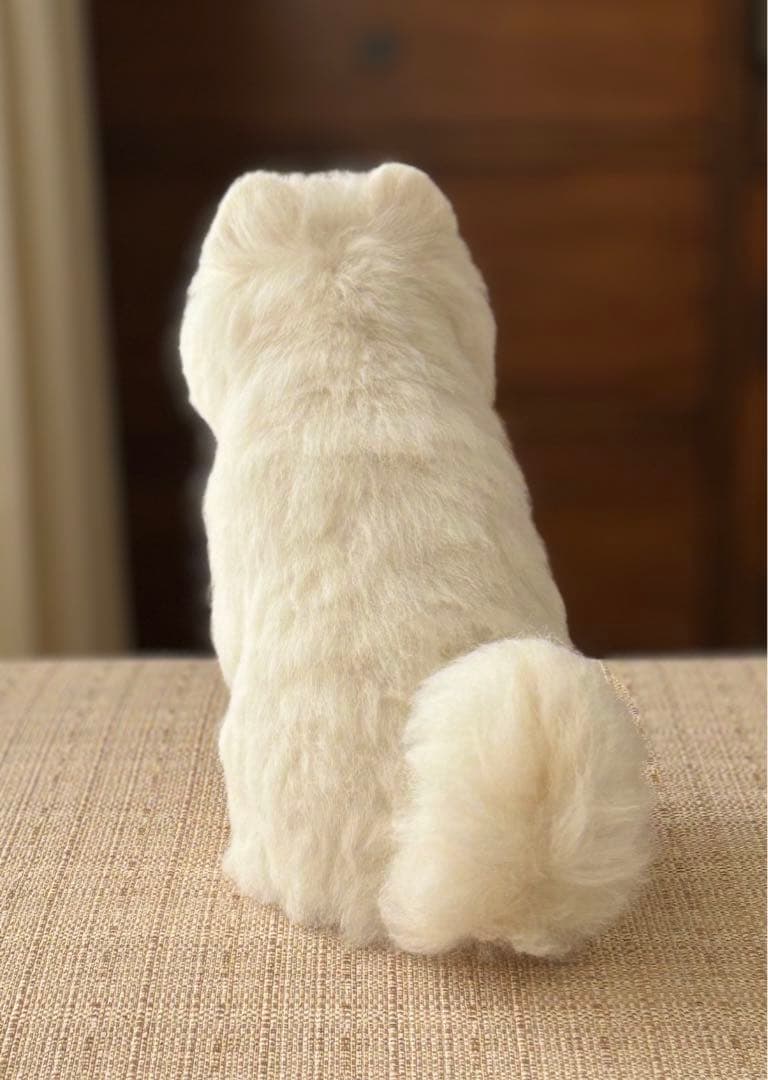 羊毛フェルト　ポメラニアン