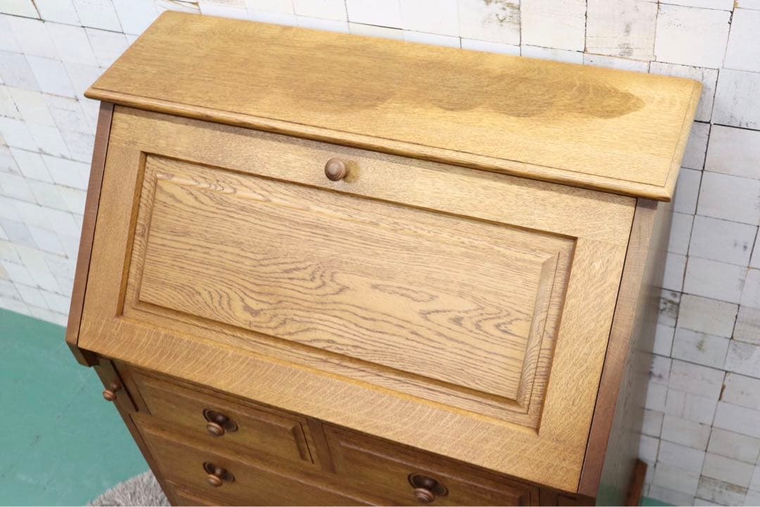 GMGK340○えぞ民芸家具 / 蝦夷民芸家具 敏音知 ライティングビューロー