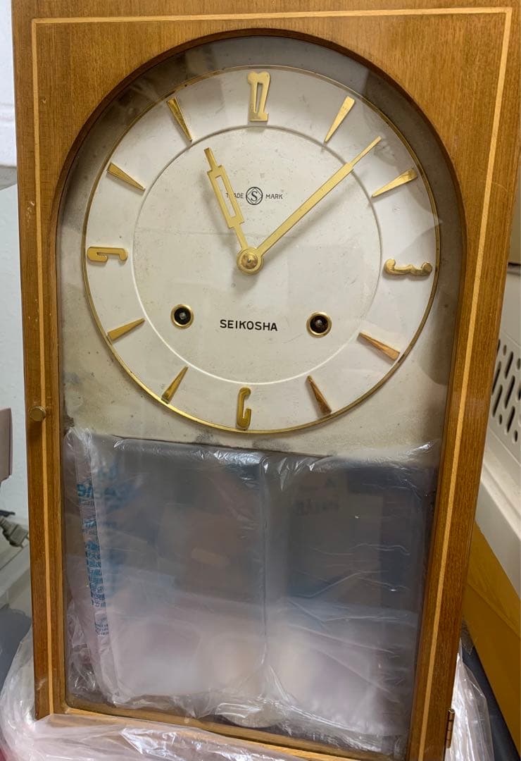 【期間限定お値下げ】 SEIKOSHA 掛け時計 創立30周年　野村證券 記念品