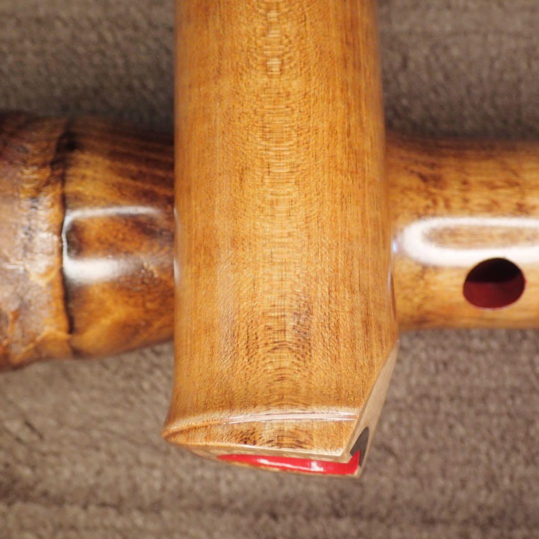 尺八 銘木尺八 蝴蝶 1尺８寸(D管)