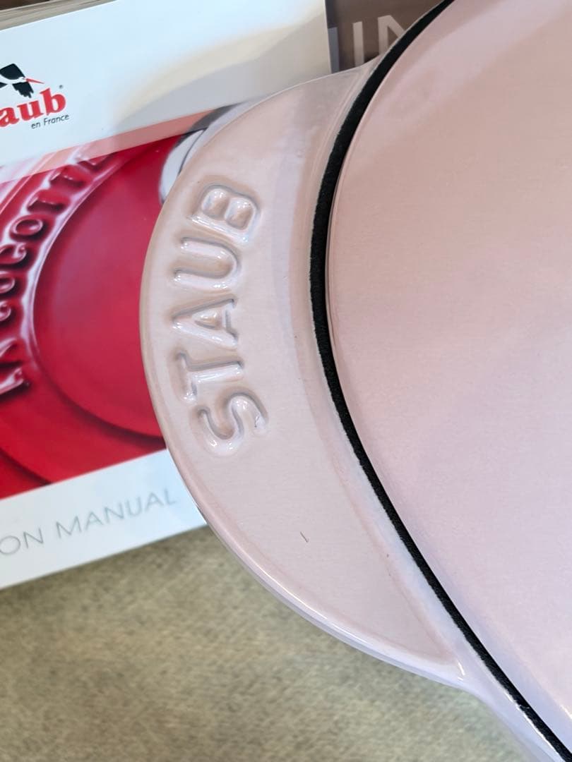 新品】ストウブ ハートココット ソルベローズ 20cm - メルカリ