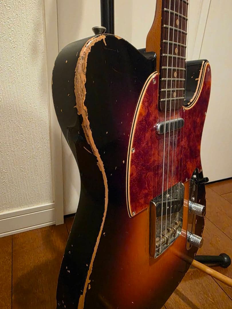 scoop Telecaster サンバースト ハードケース付き
