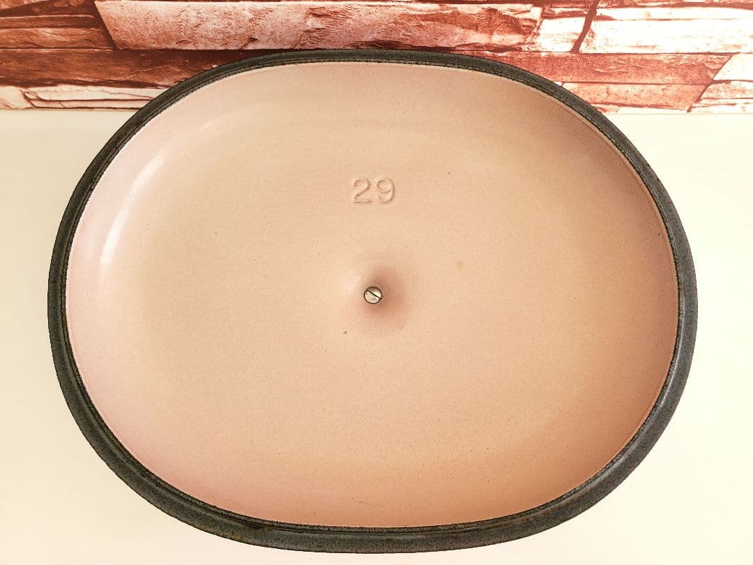 【希少品/値下げ中】ル・クルーゼ Enzo Mari エンツォ マリ大型オーバル