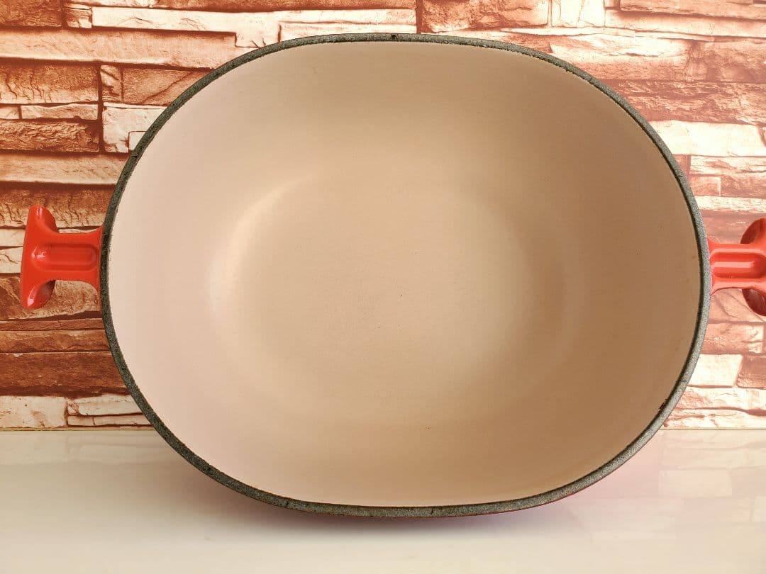 【希少品/値下げ中】ル・クルーゼ Enzo Mari エンツォ マリ大型オーバル