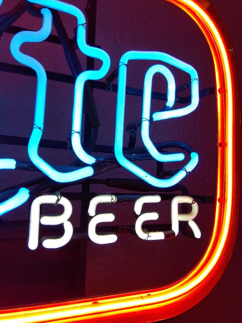 rrr　ヴィンテージ　ネオン管　Lite BEER 希少　看板