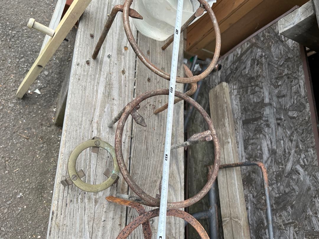 五徳、火鉢五徳、鉄製五徳、囲炉裏五徳、長火鉢五徳、鍋敷き、キャンプ用品