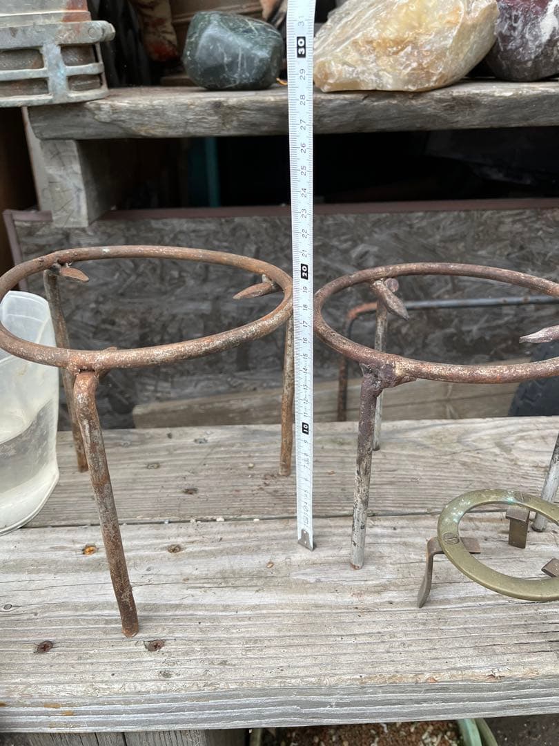 五徳、火鉢五徳、鉄製五徳、囲炉裏五徳、長火鉢五徳、鍋敷き、キャンプ用品