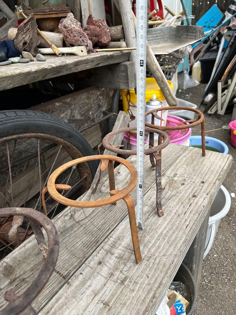 五徳、火鉢五徳、鉄製五徳、囲炉裏五徳、長火鉢五徳、鍋敷き、キャンプ用品