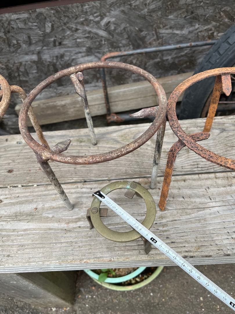 五徳、火鉢五徳、鉄製五徳、囲炉裏五徳、長火鉢五徳、鍋敷き、キャンプ用品