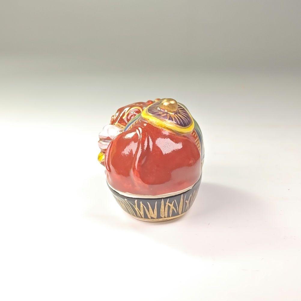 ウ316 香合『翠浩造』『笠牛 色絵香合 共箱』茶道具